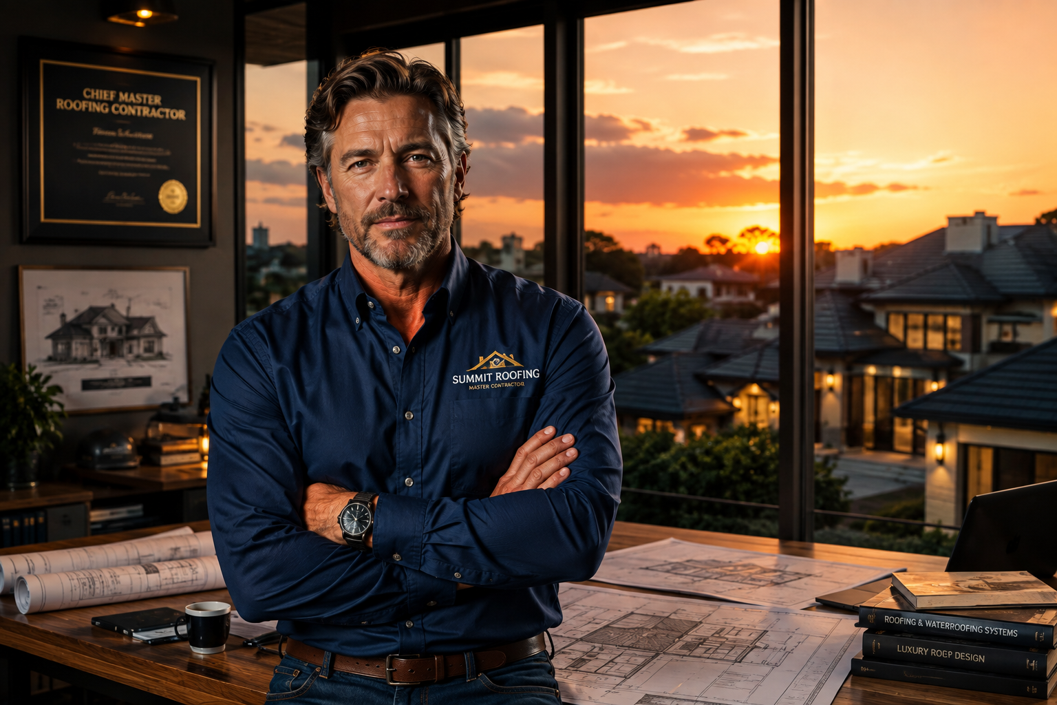 Certified roofing contractors founder discussing structural standards.